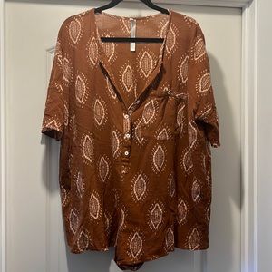 Free People romper! Medium